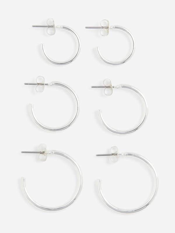 H and m top hoop earrings