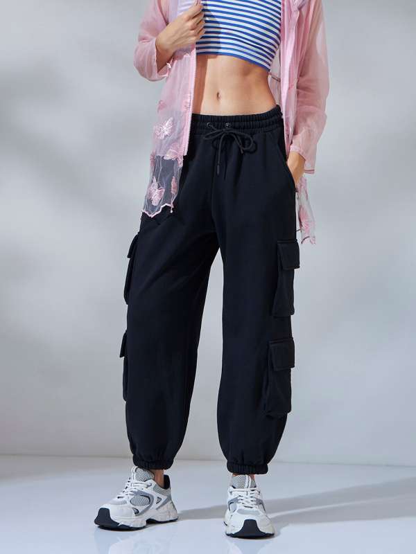 Buy Black Cargo Joggers for Girls Online at KIDS ONLY