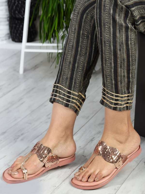 Carlton London Rose Gold Flats Buy Carlton London Rose Gold Flats online in India