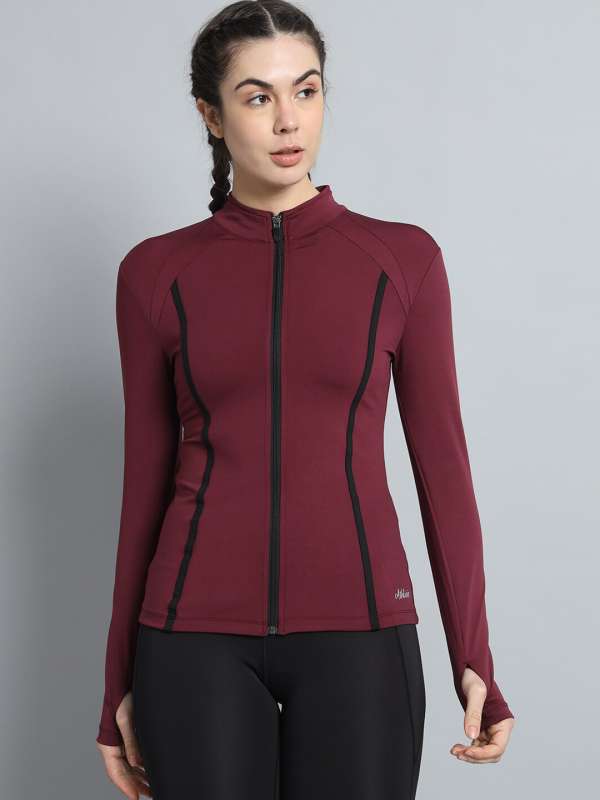 Felina Full Sleeve Solid Women Jacket - Buy Maroon Felina Full Sleeve Solid  Women Jacket Online at Best Prices in India
