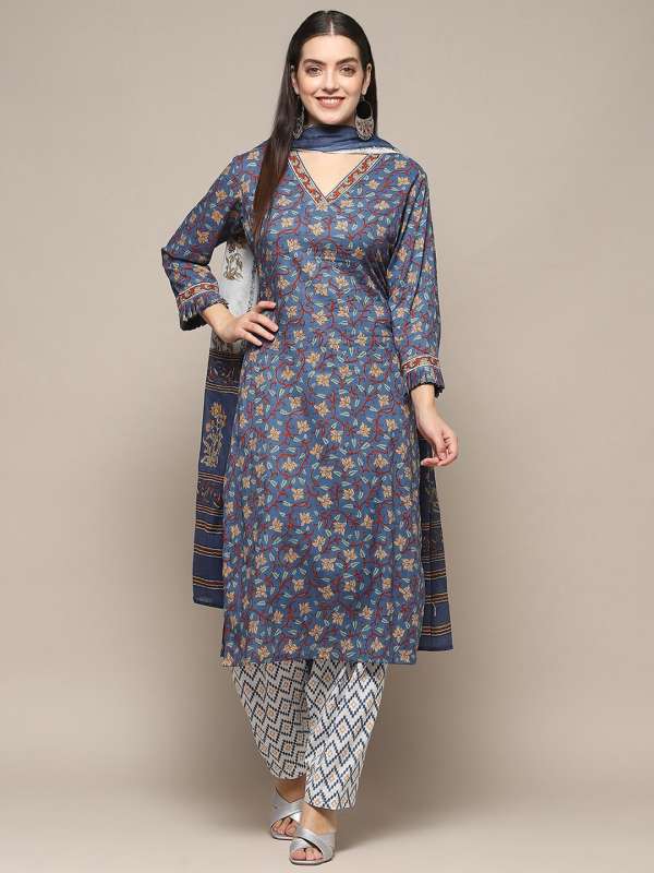 Biba unstitched clearance dress materials