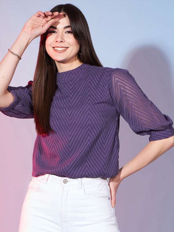 Party wear tops on myntra hot sale