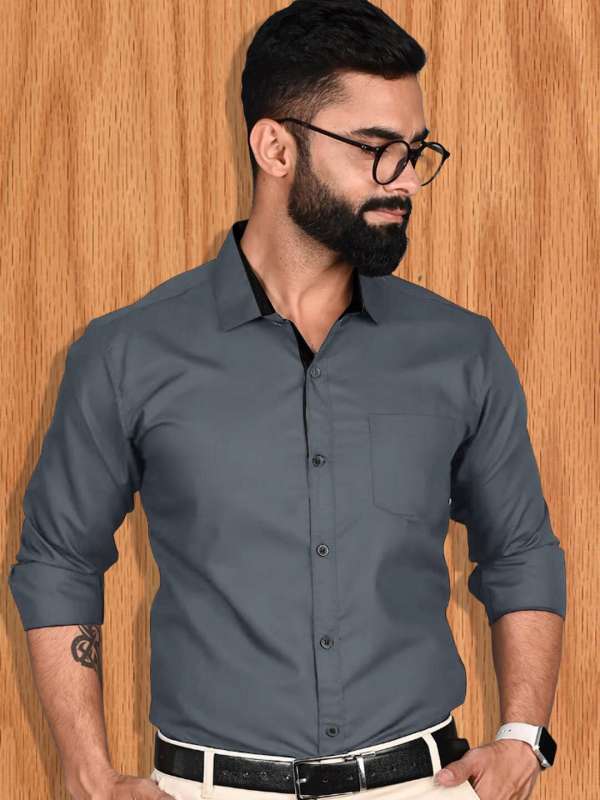 Buy Being Fab Men Regular fit Formal Shirt - Blue Online at Low