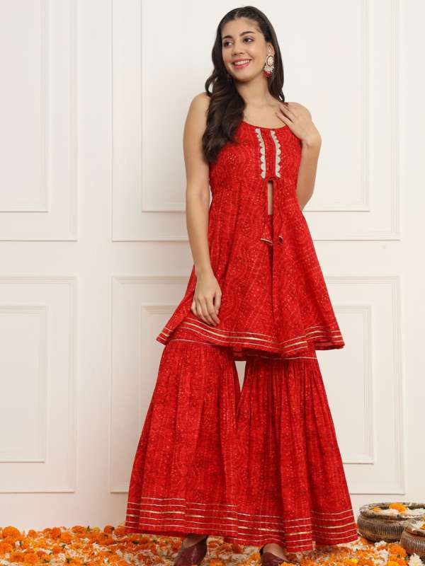 Sharara outlet dress myntra