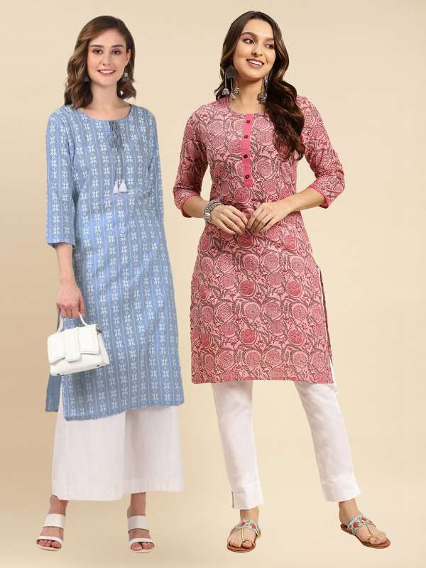 Myntra ladies cotton kurtis online
