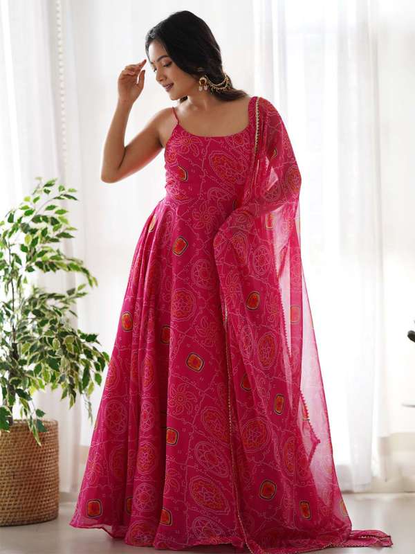 Buy Pink Dresses & Gowns for Women by FUSIONIC Online