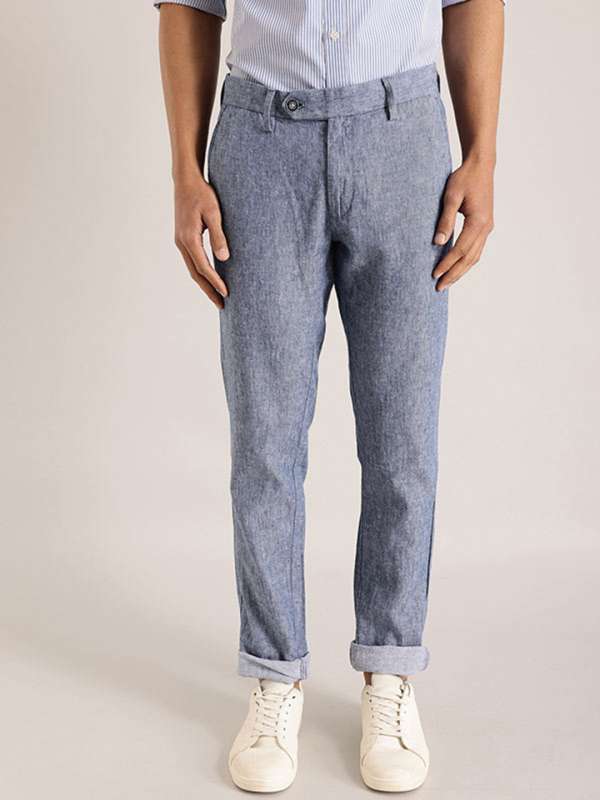 Indian terrain linen trousers shop