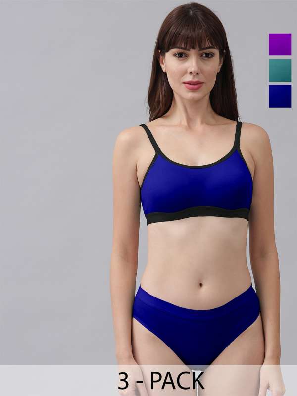 Prestitia Purple Embroidered Bra Panty Set 4206743.htm - Buy Prestitia  Purple Embroidered Bra Panty Set 4206743.htm online in India