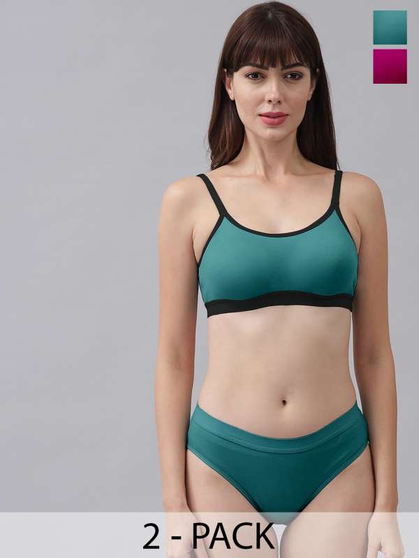Ladies Green Bra Panty Set, Size: 34B at Rs 684/pack in Delhi
