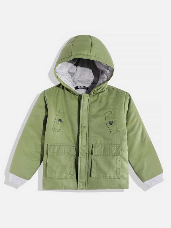 Green jacket boy hot sale