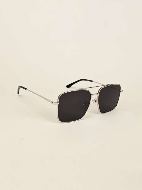 Silver aviator shop sunglasses india