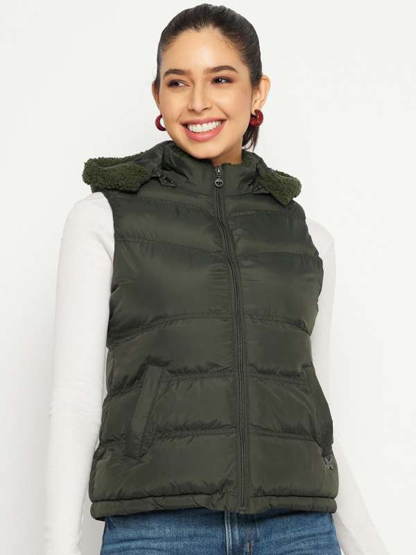 Sleeveless shop rain jacket
