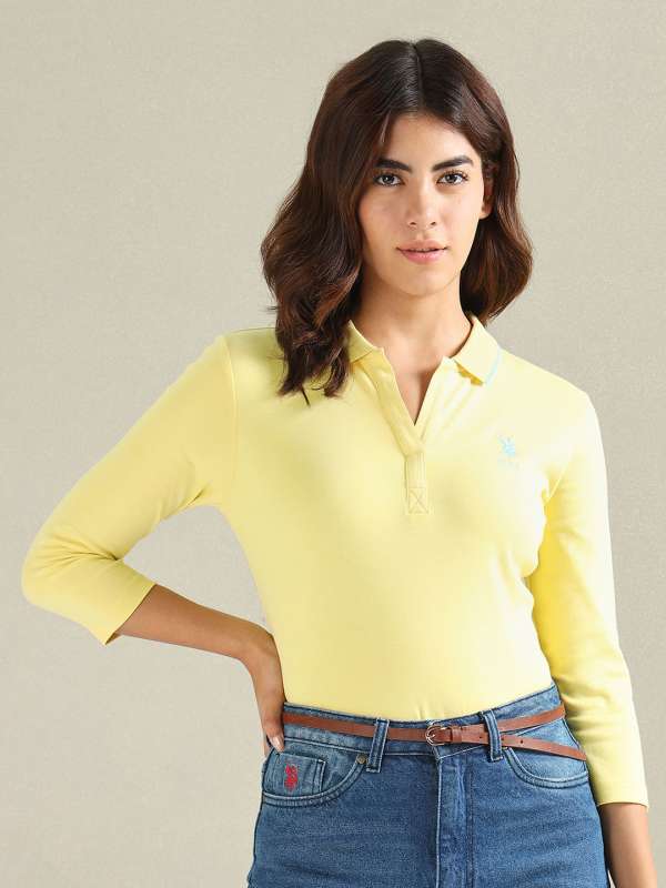 Yellow Women Apparel Mineral Us Polo Assn Buy Yellow Women Apparel Mineral Us Polo Assn online in India