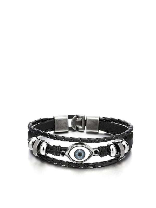 Mens black deals pearl bracelet