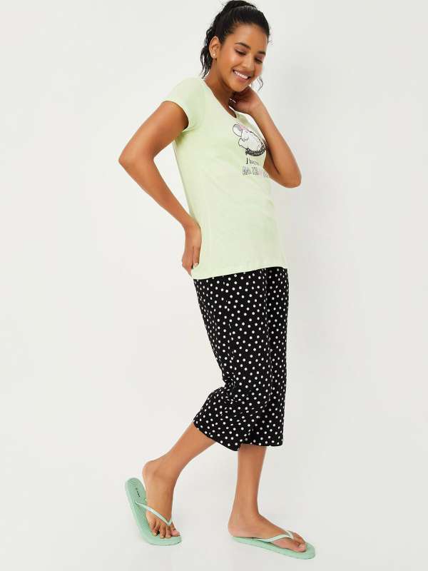 Green Women Night Suits Buy Green Women Night Suits online in India