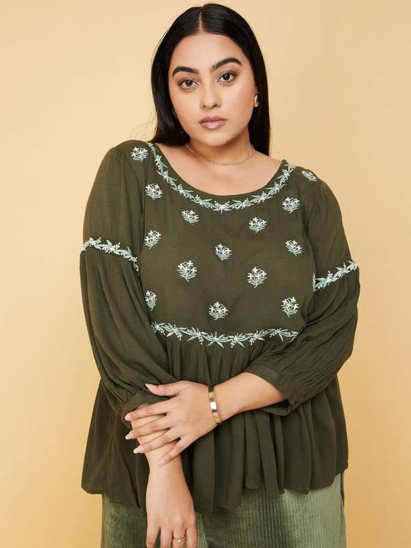 Ethnic peplum blouse outlet