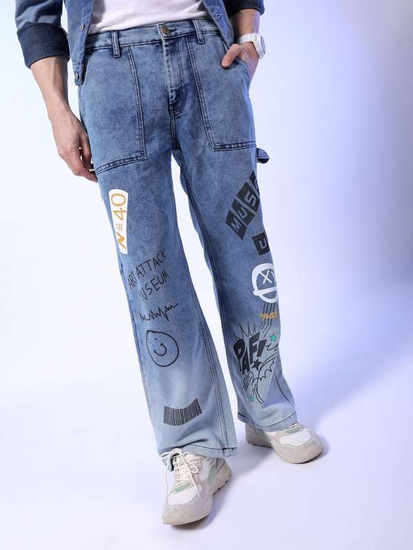 Printed Jeans - Buy Printed Jeans Online in India- Myntra