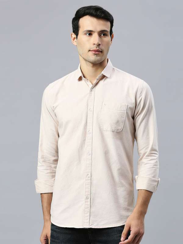 Cream slim shop fit shirt
