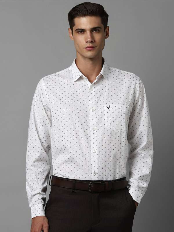 Allen solly white shop shirt