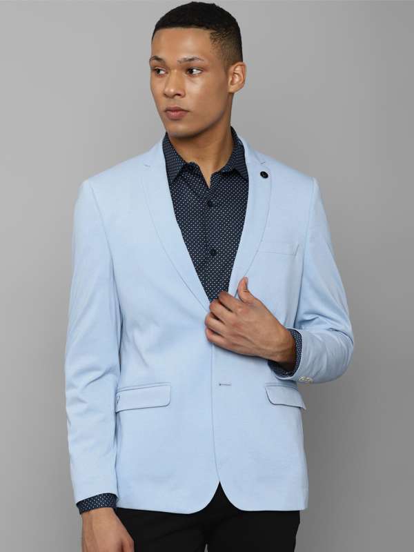 Allen solly blue blazer best sale