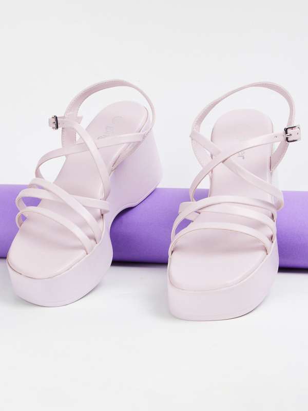 Purple Sandal Heels Buy Purple Sandal Heels online in India