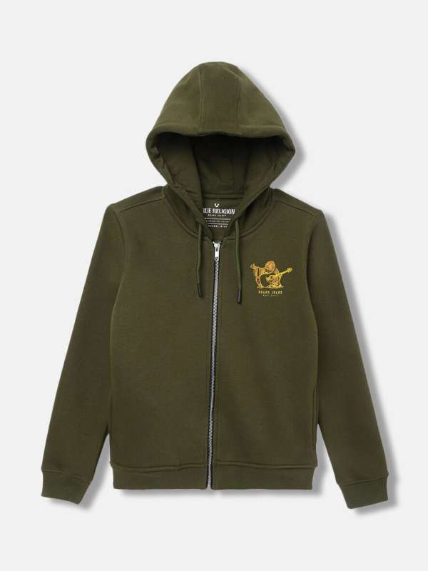 True religion deals double puff hoodie