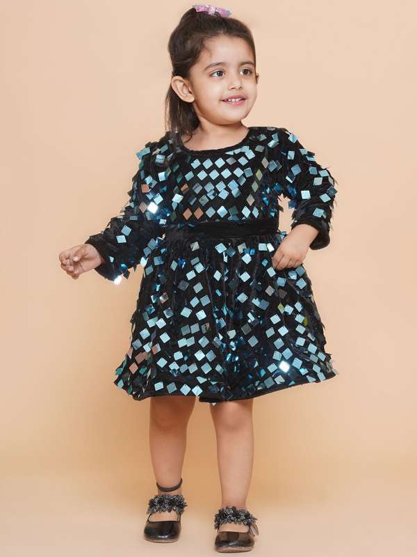 Black frock for kids store