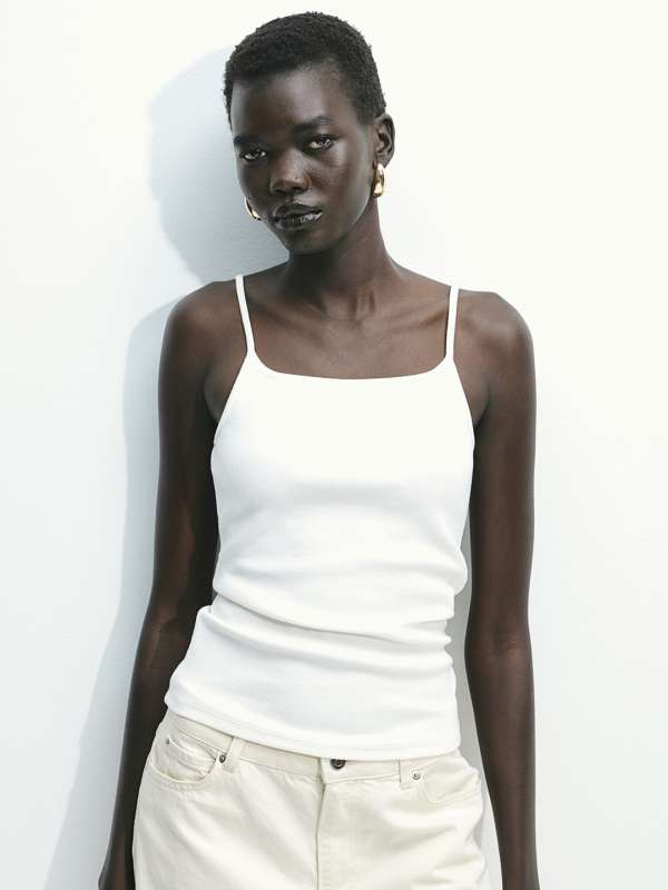 Strappy tops online cheap