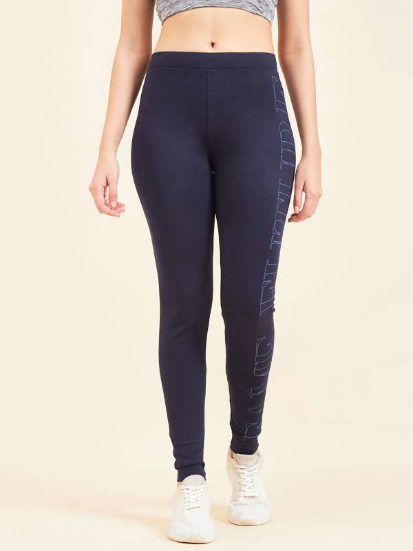 Blue Polyester Spandex Jersey Onesport Womens Sports Black Tights at Rs 300  in New Delhi
