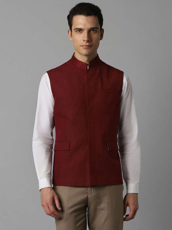 Nehru jacket louis philippe best sale