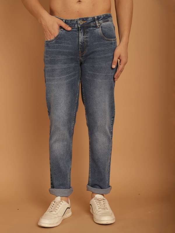 Blue grey jeans mens sale