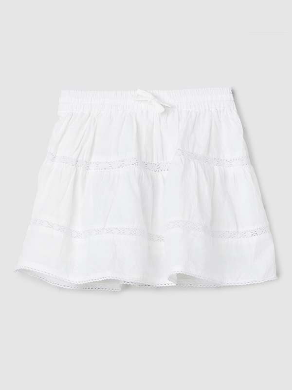 White skirts 2024 for kids