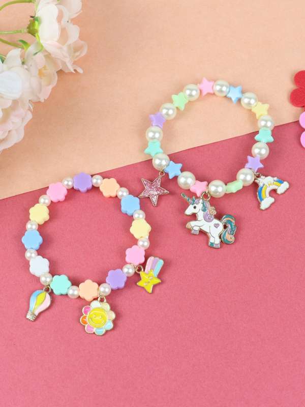 Girls plastic best sale bracelets