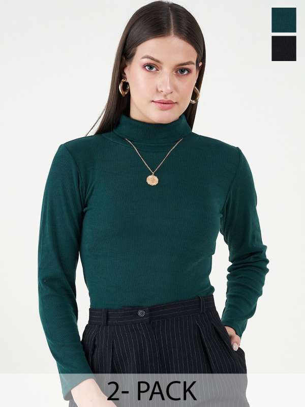 Collar neck tops online