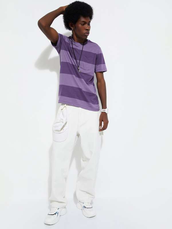 purple polo t shirt