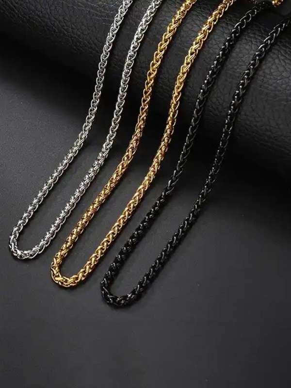 Silver chain clearance for men online