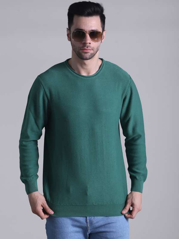 Emerald green best sale mens sweater