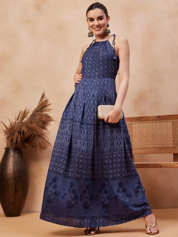 Navy blue top colour dresses
