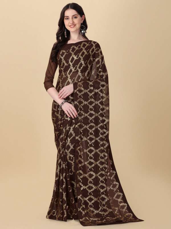 Party wear saree myntra deals