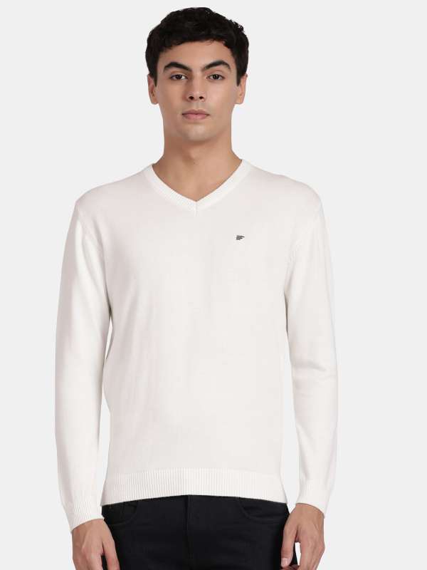 All white best sale sweater mens