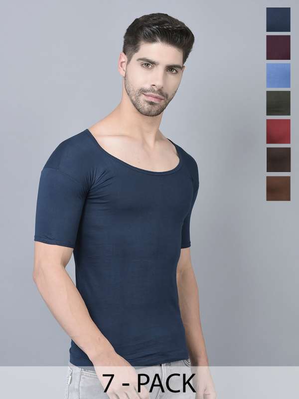 Half Sleeve Ts Innerwear Vests - Buy Half Sleeve Ts Innerwear Vests online  in India
