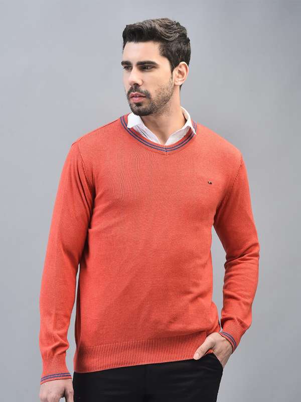 Men's crew neck sweaters on clearance sale
