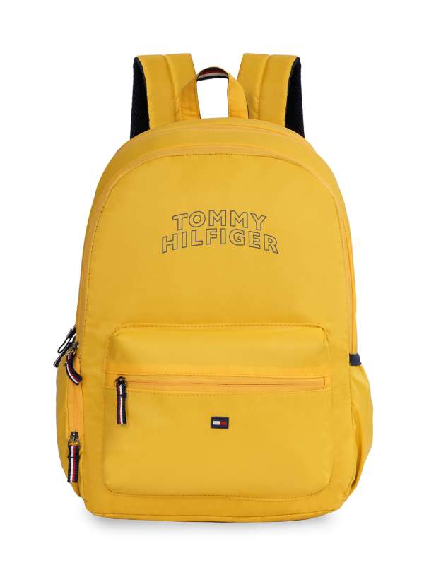Tommy hilfiger yellow backpack outlet