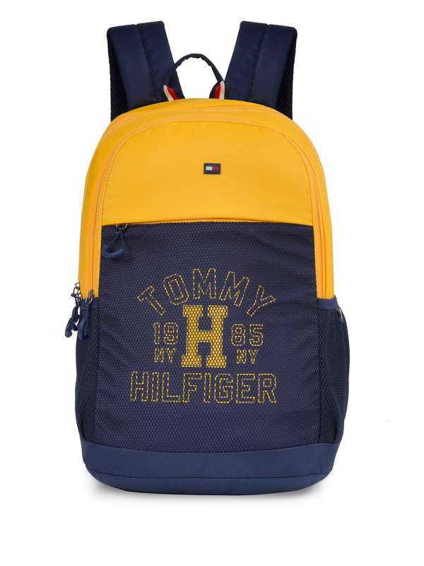 Tommy hilfiger yellow backpack outlet