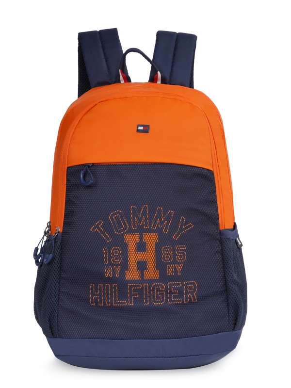 Tommy hilfiger orange backpack hot sale
