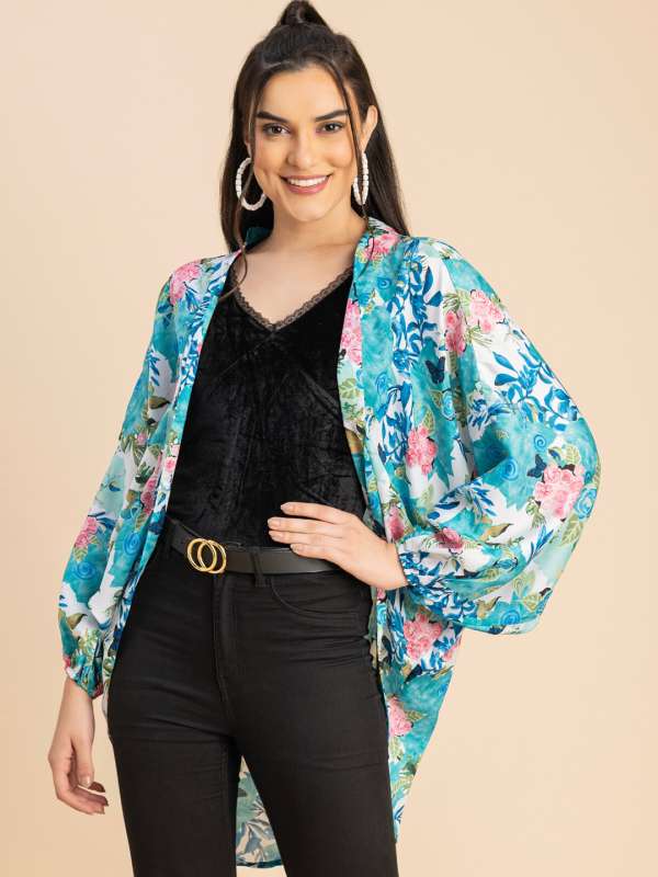 Teal shrug on sale plus size