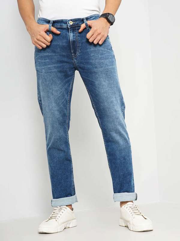 Buy Celio Men Jean Slim Fit Mid Rise Heavy Fade Clean Look Cotton Stretchable Jeans Jeans for Men 27050894 Myntra