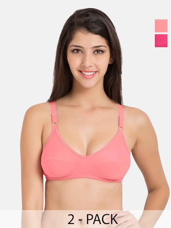 Buy Souminie Pack of 3 Non Padded Cotton Racerback Bra - Black Online at  Low Prices in India 