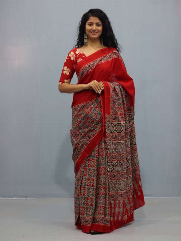 Myntra bandhani saree top