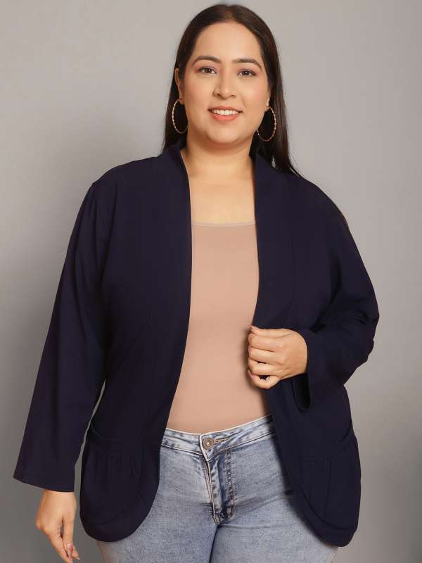 Navy Blue Shrug Buy Navy Blue Shrug online in India